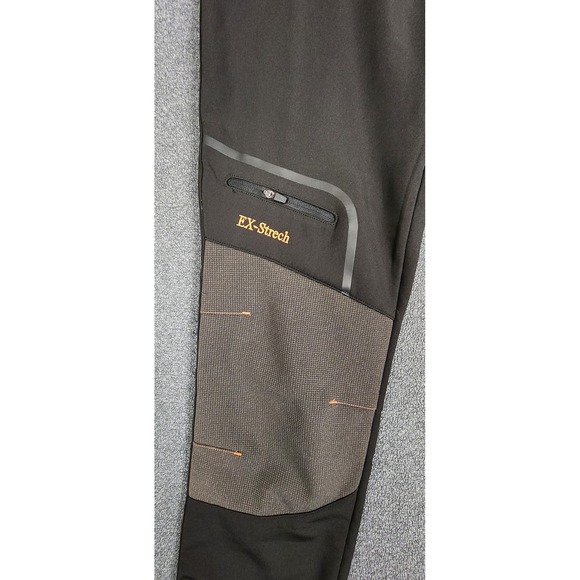 Postropaky 4-Tall Black EX-Stretch Hiking Pants Outdoor Zip Ankle - Picture 2 of 10